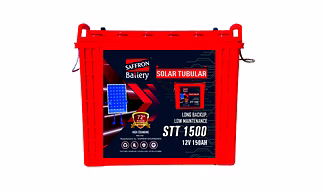 SAFFRON TUBULAR BATTERY (12V 240Ah)