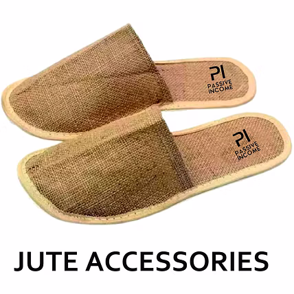 Jute Shopping Tote bags &amp; Jute Hotel Slippers-2