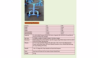 HEAVY DUTY DRUM TROLLEY
