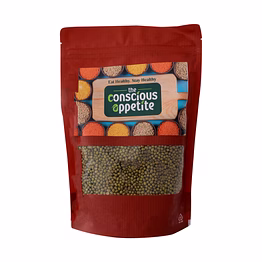 the conscious appetite organic moong/mung/green gram/mungo bean/mongo bean