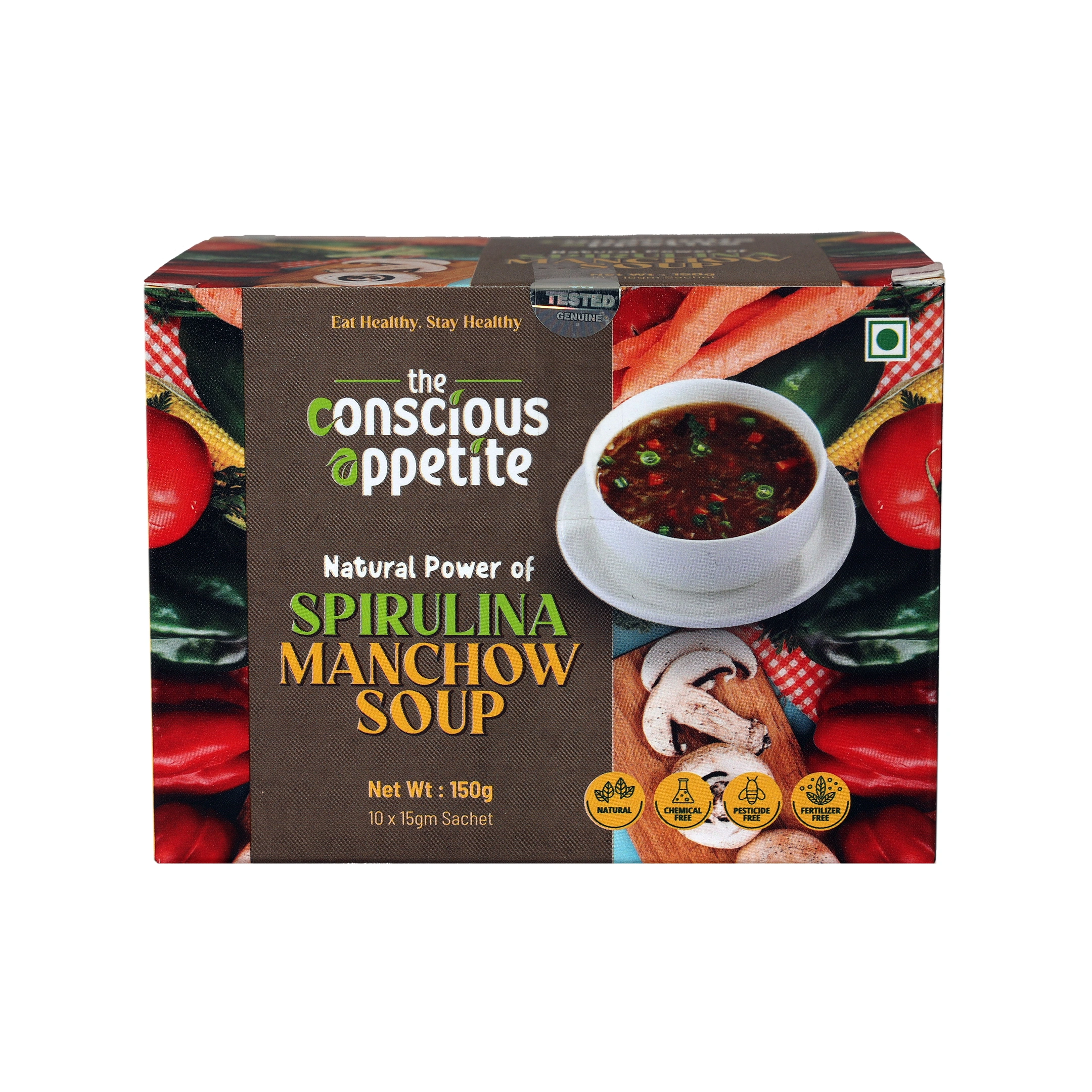 Spirulina Manchow Soup-1