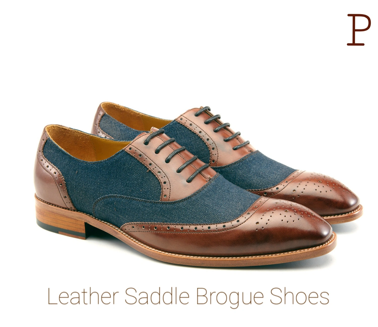 Prathamesh Leather Brogue Shoe's-12525130