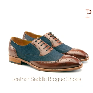 Prathamesh Leather Brogue Shoe's