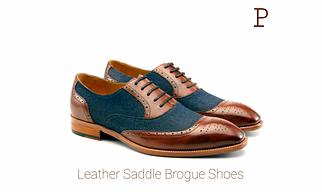 Prathamesh Leather Brogue Shoe's