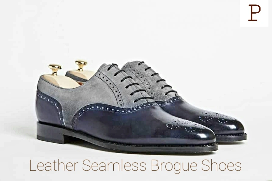 Prathamesh Leather Brogue Shoe's-1