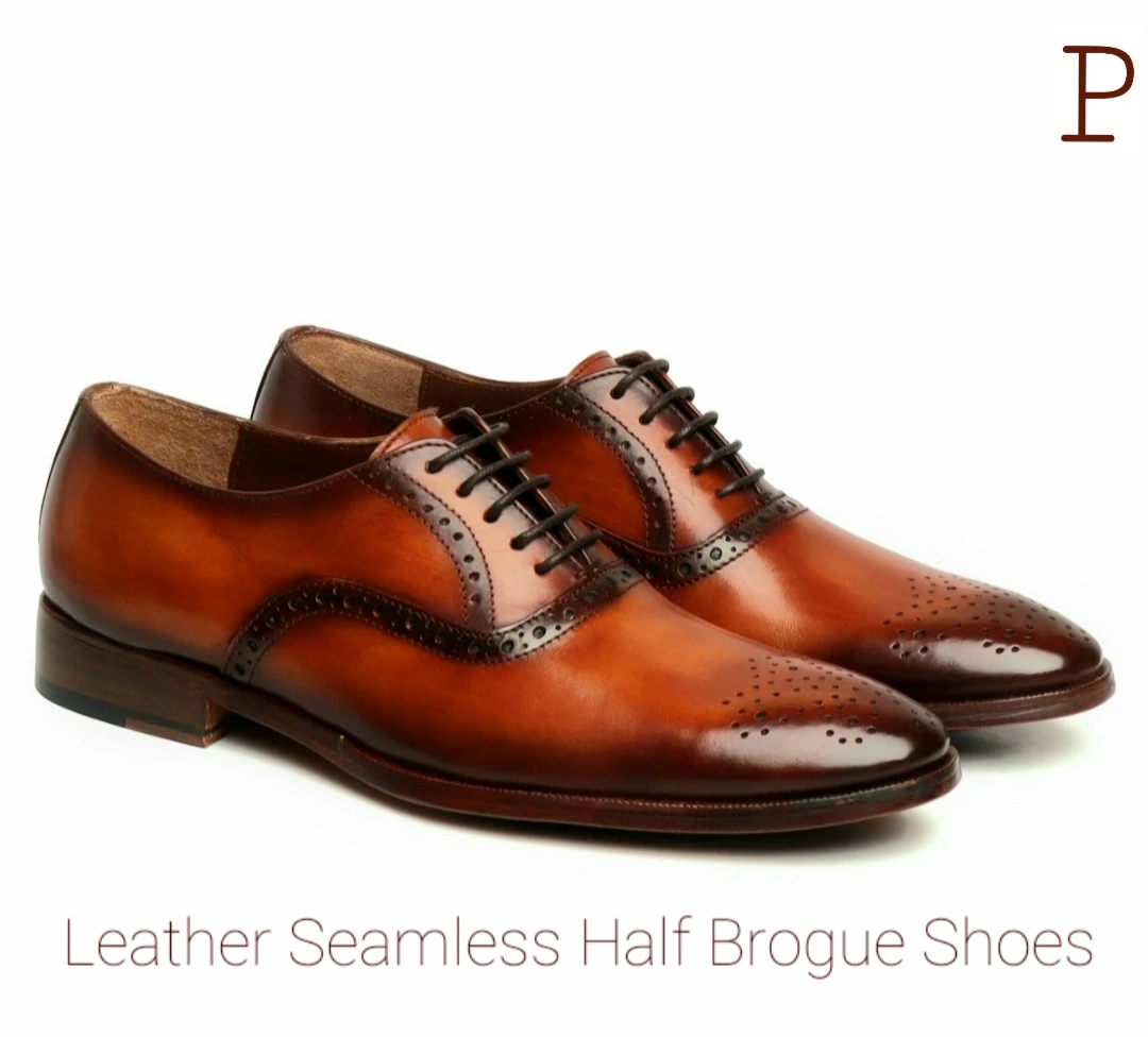 Prathamesh Leather Brogue Shoe's-2