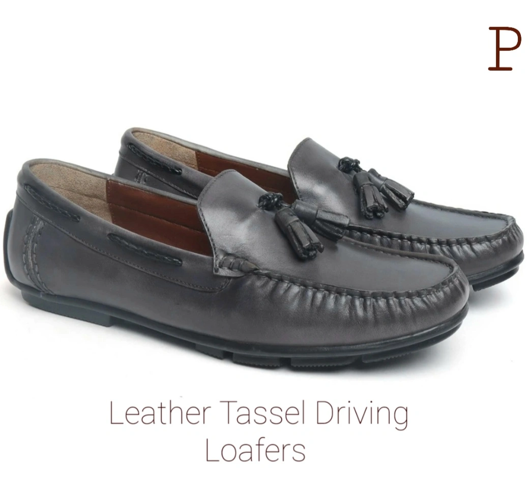 Prathamesh Leather Driving Loafer's-4