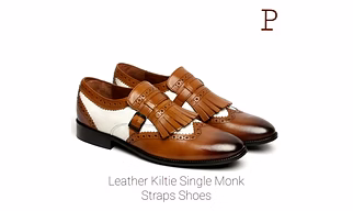 Prathamesh Leather Monk Straps Shoes