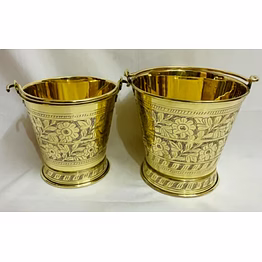 brass buckets