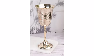 Elegant and Stylish Brass Crafted Cocktail, Wine, Beverage Glass