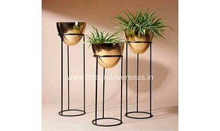 metal outdoor planter
