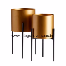 generic antique brass planter metal