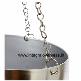 generic golden hanging planter set of 2