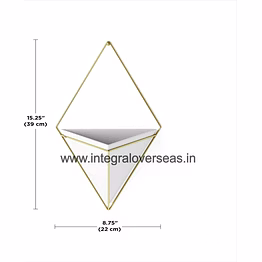 generic triangle shaped hanging planter
