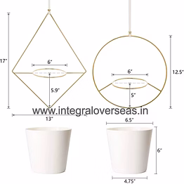 generic hanging planter set of 2