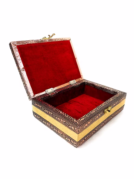 Storage Multi Purpose box Vanity, Jewellery Box Vanity Box (Copper,) Vanity, Jewellery Box Vanity Box-1