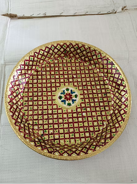 Handicrafts heavy steel parat/trass with tranparent lamination-2