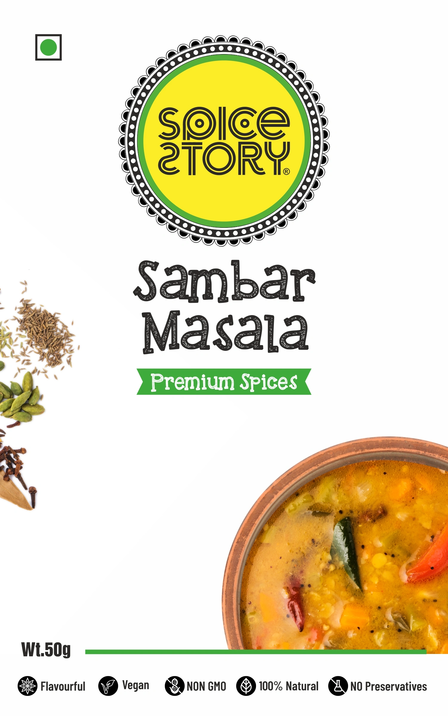 Spice Story Sambhar Masala-SS_SambharMasala_50g