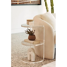 ACRYLIC SIDE TABLE