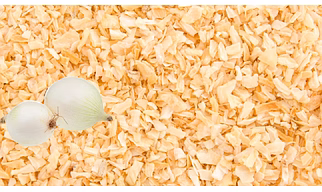 Onion flakes