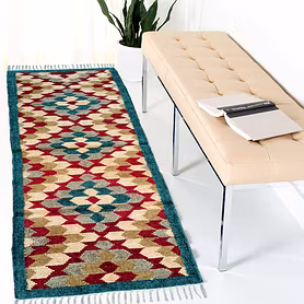 Handloom Jute & wool Durrie