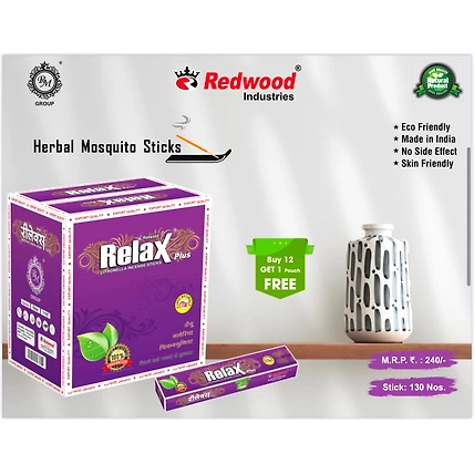 Relax plus Mosquito Herbal Agarbatti-12514808