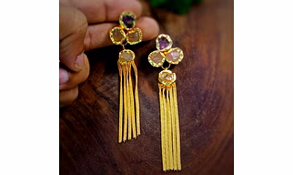 NATURAL STONE EARRINGS