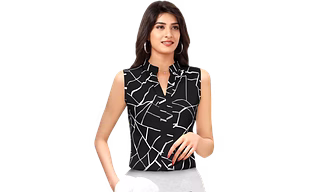 Atachi designer neck and  front Top
