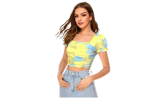 Atachi exclusive designer crop top