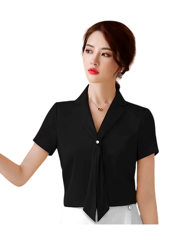 Atachi designer neck with tie and attractive pearl attached-4