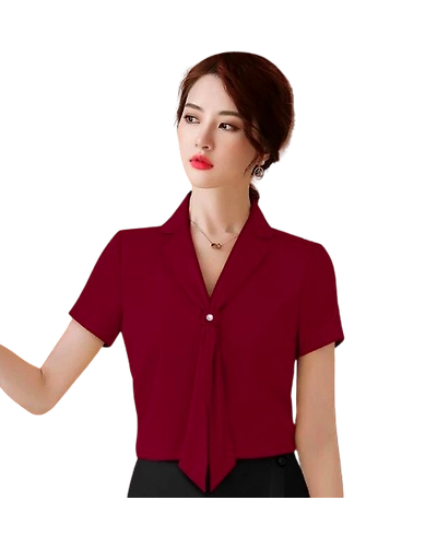 Atachi designer neck with tie and attractive pearl attached-2