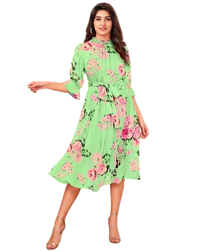 Atachi attractive print with designer neck and front with soft lining-2
