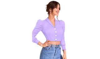 Atachi Black Knitting Solid Top For Women