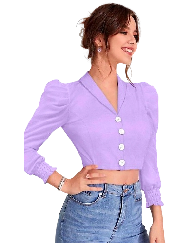 Atachi Black Knitting Solid Top For Women-1