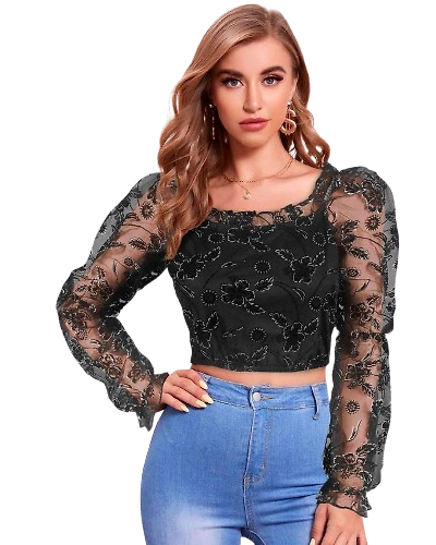 Atachi Women Floral Print Regular Fit Top-2