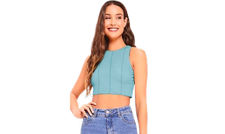 Ladies fancy crop tops
