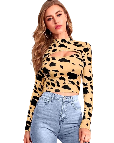 Casual Regular Sleeves Graphic Print Women-1