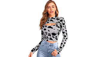 Casual Regular Sleeves Graphic Print Women