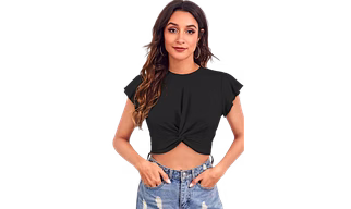 Casual Regular Sleeves Solid Women Pink Top
