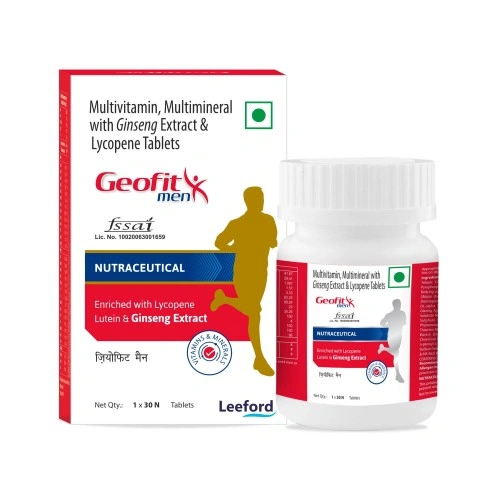 Geofit Multivitamin Tablets For Men, Boosts Immunity, Builds Strength And Energy 30 Tablets-12514877