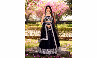Embroidered Thread Work Ready to Wear Lehenga & Blouse With Dupatta