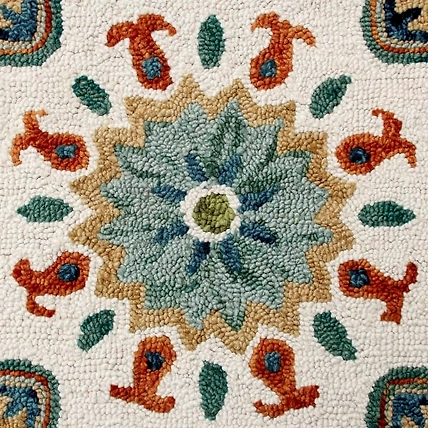 Hand tufted floral carpet home decor area rugs floor-1