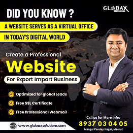 website designing & development for export import businesses
