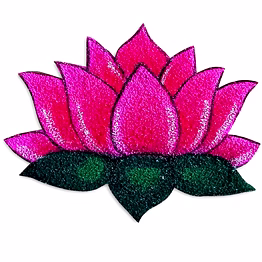 decorative flower rangoli patches for festive celebrations