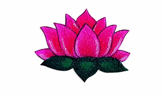 Decorative Flower Rangoli Patches for Festive Celebrations