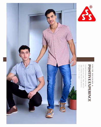 MEN T-SHIRT, CUBBON SHIRT-4