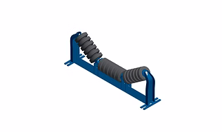 Impact Idler with Frame