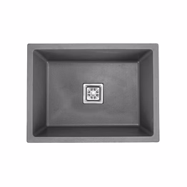 grey mattalic quartz kitchen sink(16*18)