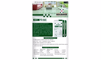ROC PRIME ( White cement) Tile Adhesive