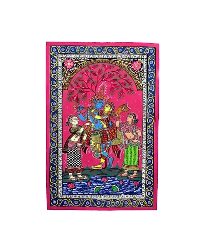 Pattachitra Painting of Lord Krishna Dancing-2